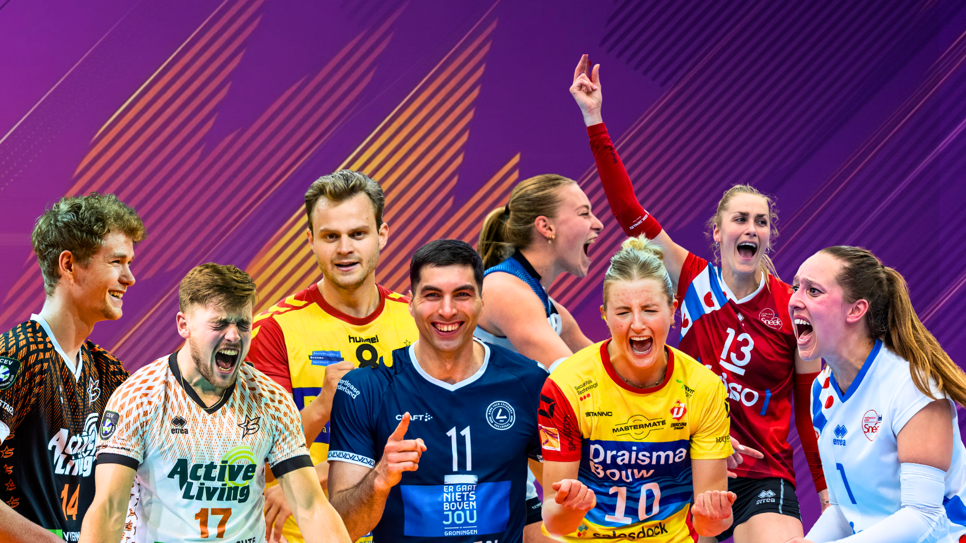 Dit zijn de Top 4 MVP’s van het Eredivisie Volleybalseizoen 2024–2025